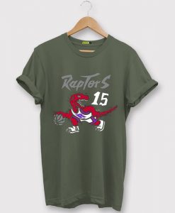 Toronto Raptors Vince Carter 15 Green Army T shirts