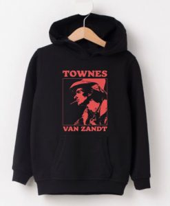 Townes Van Zandt Black Hoodie