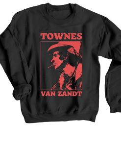 Townes Van Zandt Black Sweatshirts