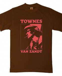 Townes Van Zandt Brown T shirts