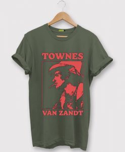 Townes Van Zandt Green Army T-Shirt