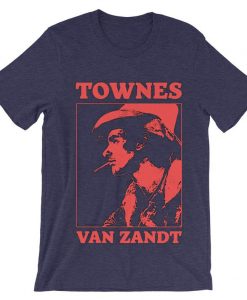 Townes Van Zandt Purple T-Shirt