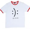 You Decide Wh You Decide White Red Ringer Teeite Red Ringer Tee