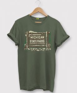 1961 Michigan State Parks Vehicle Permit T shirt