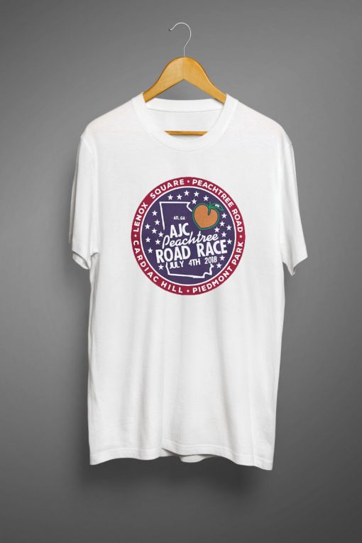 2018 Peachtree Road Race T shirt