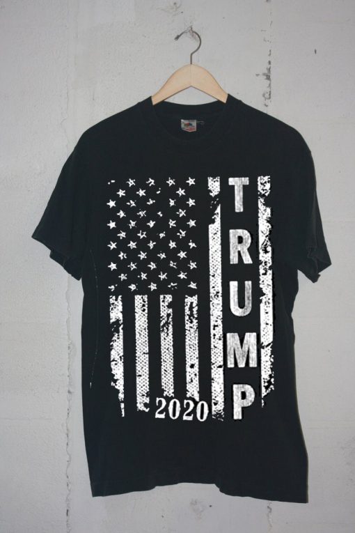 4 Ever Trump 2020 American Flag Youth's T Shirt