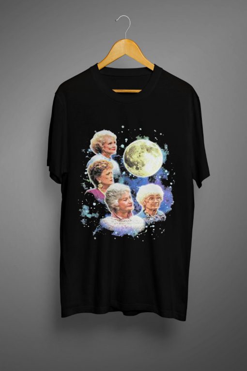 Bioworld The Golden Girls Women’s Four Golden Girls Moon T shirt