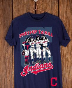 Cleveland Indians Dressed to Kill Navy T-Shirts