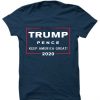 Donald Trump Campaign 2020 Keep America Great T Shirt