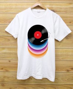 Records Print smooth T Shirts