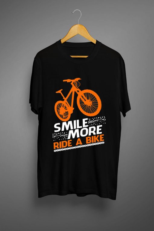 Smile More Ride A Bike T Shirt