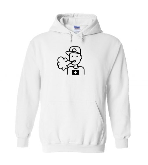 Vaping Swiss Mens Hoodie