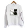 Cat and Letter Sweatshirt