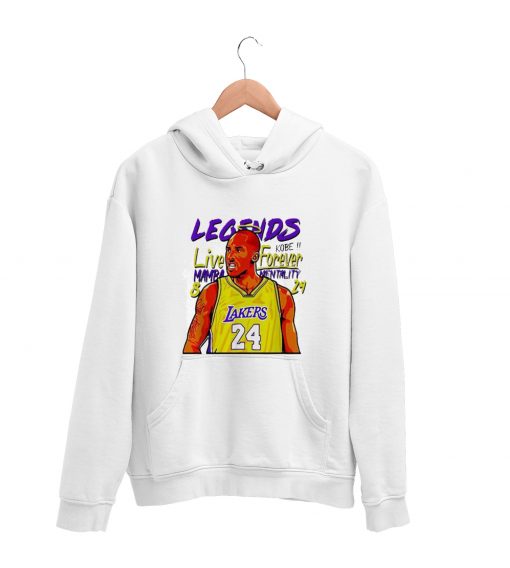Kobe Bryant Legends Live Forever Mamba Mentality 8 Hoodie