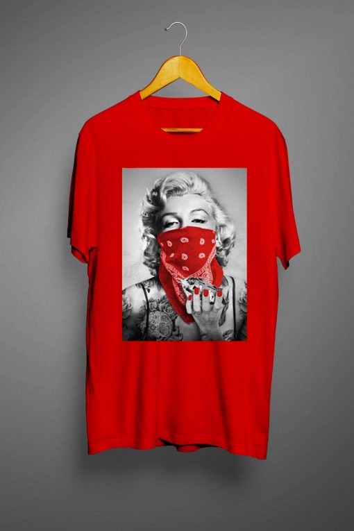 Marilyn Monroe Red Bandana T shirt