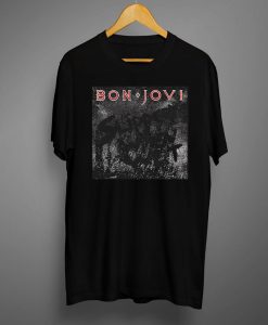 Bon Jovi Slippery When Wet Cover T Shirts