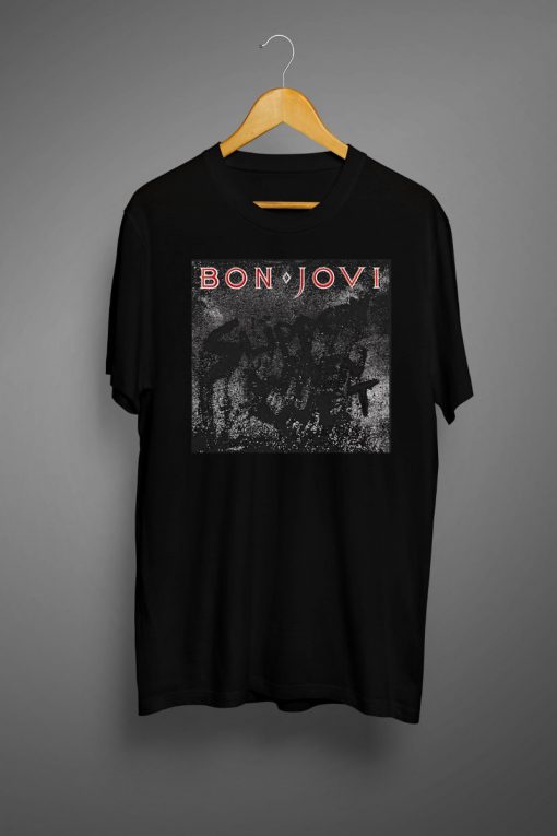 Bon Jovi Slippery When Wet Cover T Shirts