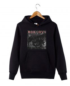 Bon Jovi Slippery When Wet Cover Hoodie