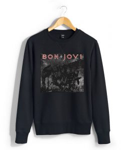Bon Jovi Slippery When Wet Cover Sweatshirt