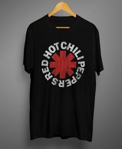 Red Hot Chili Peppers Men's Asterisk Vintage T shirts