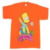 Bart Simpson Skateboard Yo Dude T Shirt