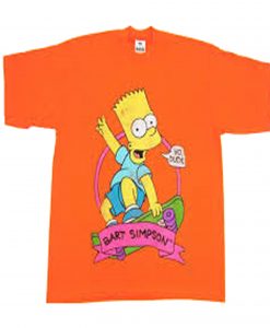 Bart Simpson Skateboard Yo Dude T Shirt