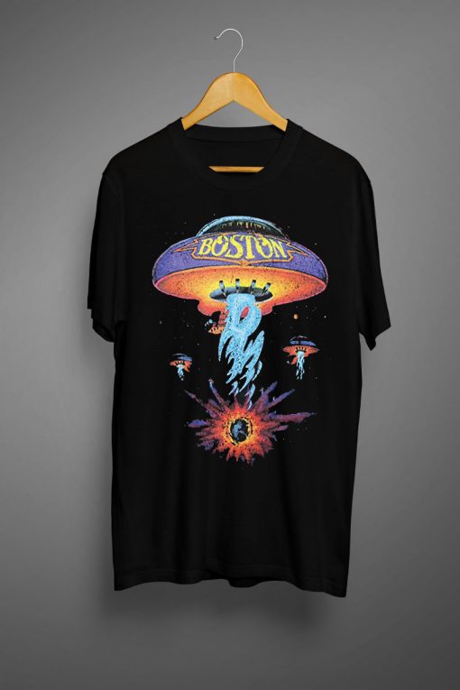 Boston Spaceship Classic Rock Album T shirt