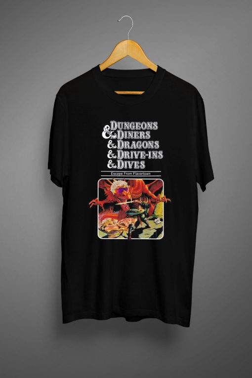 Guy Fieri Dungeons & Diners and Dragons and Drive-Ins and Dives Escape from Flavortown Unisex T Shirt