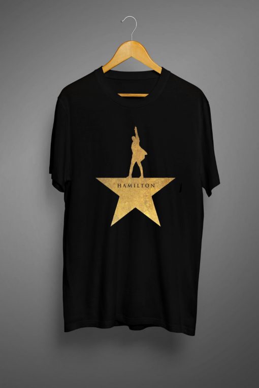 Hamilton Star Logo Broadway Musical T Shirt