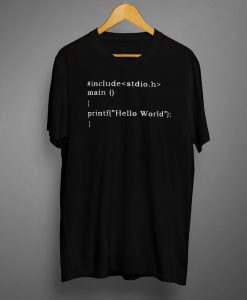 Hello World C Programming Mens T-shirt