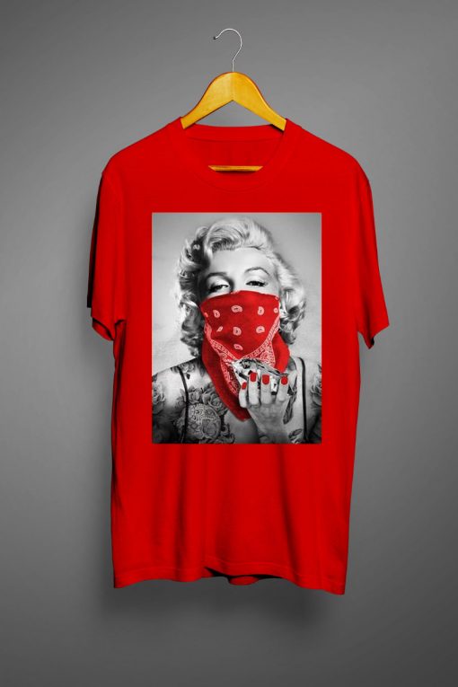 Marilyn Monroe Red Bandana T Shirt