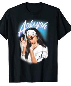 Aaliyah Airbrush Bandana Photo T-Shirt