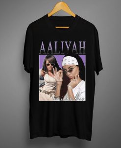 Aaliyah Black Stylish T-shirt