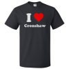 I Love Crenshaw T-shirt THD