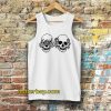 Hear See No Evil Skull Tanktop