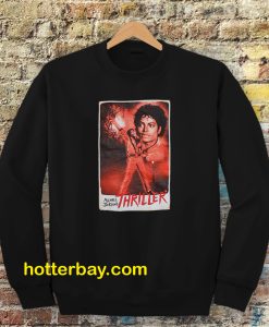 Michael Jackson Thriller Poster Sweatshirt