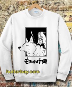 Princess Mononoke Tee Inspired by the anime Sweatshirt