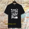 Punk's not dead Punk's sleeping drunk tshirt