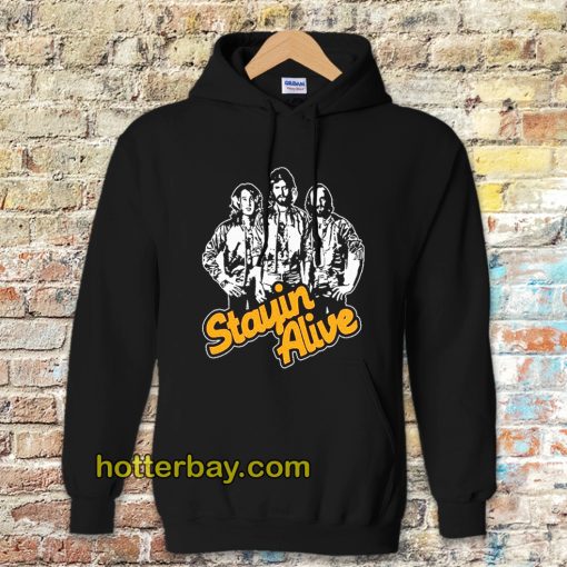 Stayin Alive Bee Gees Hoodie