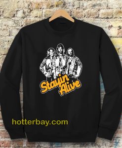 Stayin Alive Bee Gees Sweatshirt