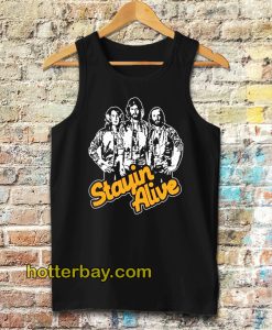 Stayin Alive Bee Gees tanktop