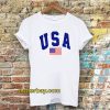 USA White T-Shirt