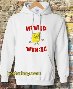 Wanted Maniac SpongeBob Hoodie