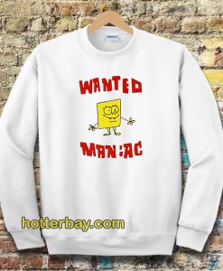 Wanted Maniac SpongeBob Sweatshirt