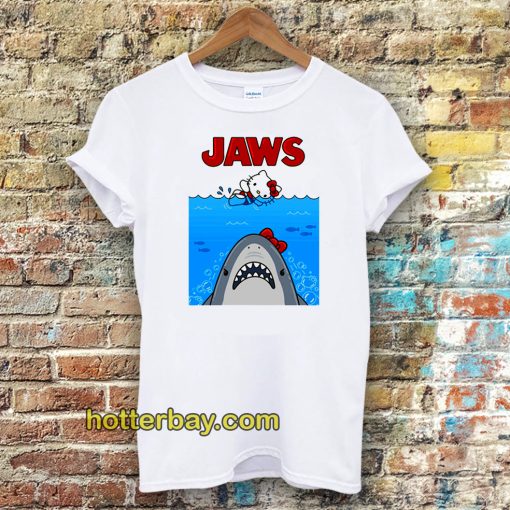 jaws hello kitty t shirt