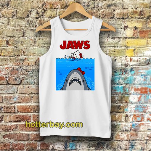 jaws hello kitty tanktop