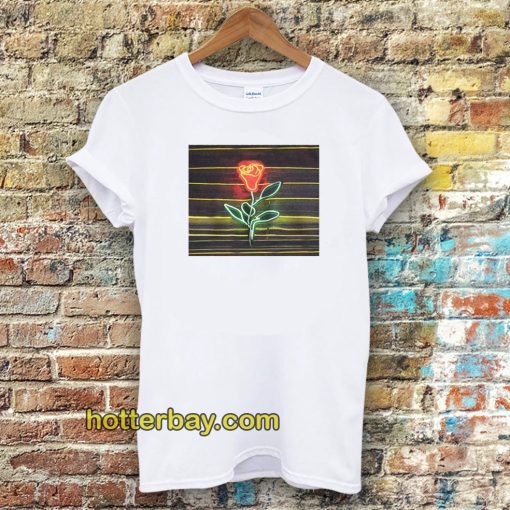 louis tomlinson neon rose t-shirt