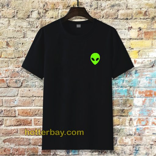 Alien Head Pocket Patch Tshirt