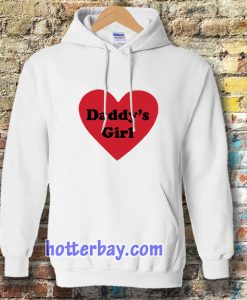 Daddys Girl Love Heart Hoodie