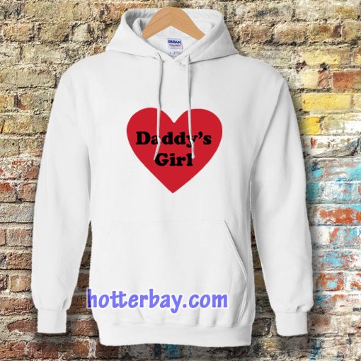 Daddys Girl Love Heart Hoodie